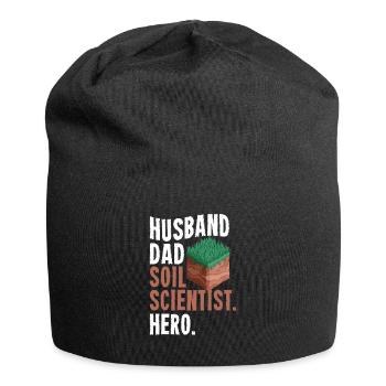 Cher scientifique agricole en science du sol, - Bonnet en jersey - noir - Devant