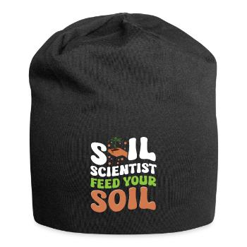 Cher scientifique agricole en science du sol, - Bonnet en jersey - noir - Devant