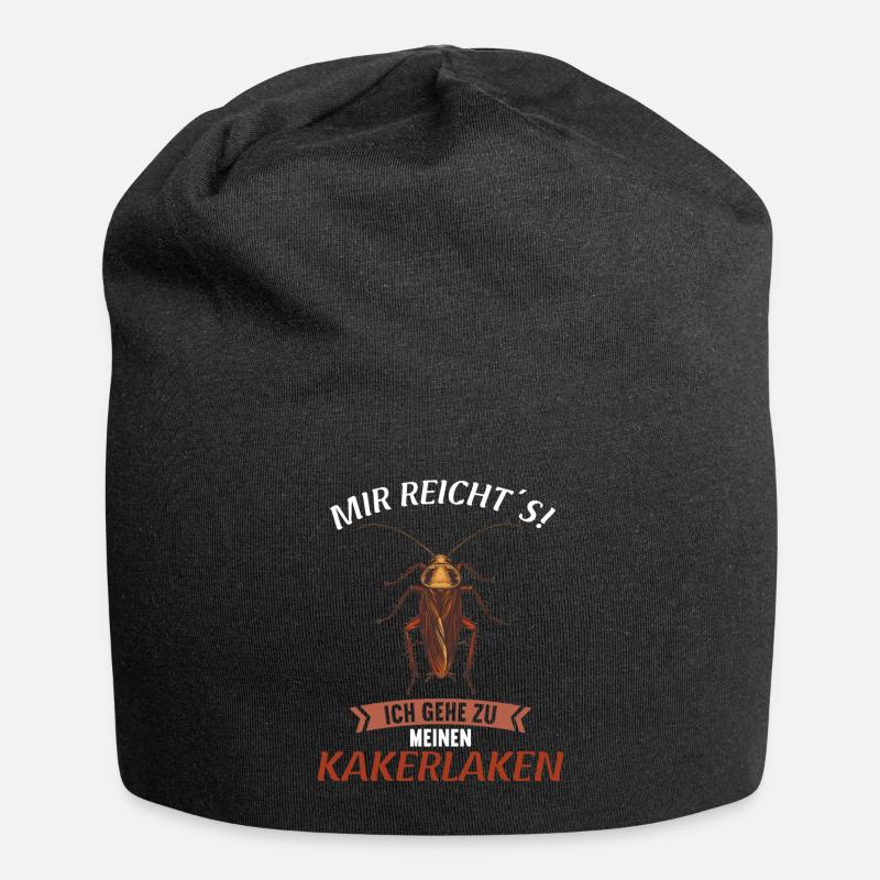 Cockroach Kakerlaken Kakerlake - Jersey-Beanie - Schwarz