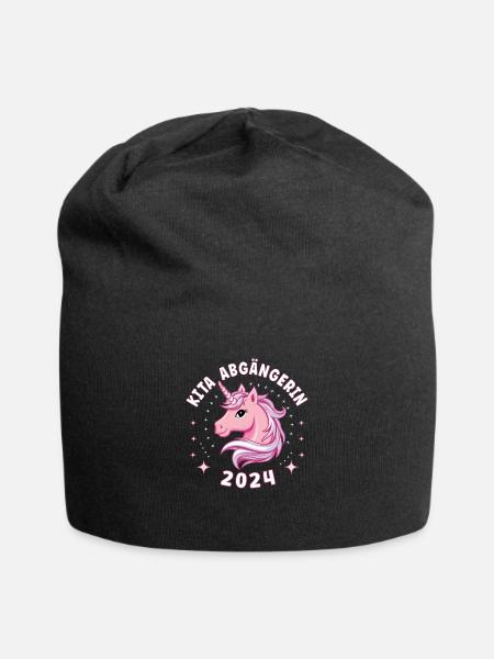 Einschulung Schulanfang Mädchen Schulkind 2024 - Jersey-Beanie - Schwarz