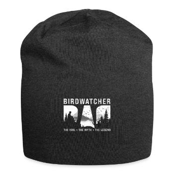 Birdwatcher Dad The Idol The Myth Ornithologist - Jersey-Beanie - Anthrazit - Vorne
