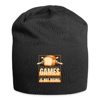 Until The Dough Is Not Rising Bread Dough Lover - Jersey Beanie - black - Front