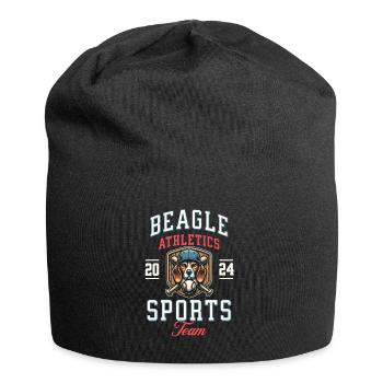 Baseball 2024 Beagle Sport - Einzigartiger Beagle - Jersey-Beanie - Schwarz - Vorne