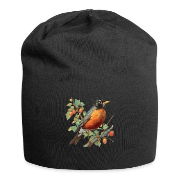 Robin Rotkehlchen - Bonnet en jersey - noir - Devant
