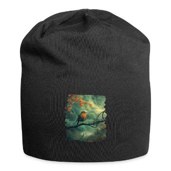 Robin Rotkehlchen - Bonnet en jersey - noir - Devant