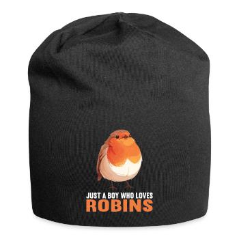 Robin Rotkehlchen - Bonnet en jersey - noir - Devant