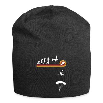 Skydive Freefly Fallschirmspringer Shirt Skydiving - Jersey Beanie - charcoal grey - Front