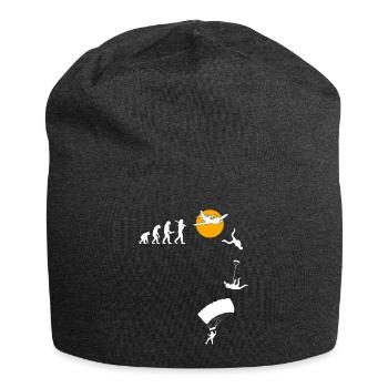 Skydive Freefly Fallschirmspringer Shirt Skydiving - Jersey Beanie - charcoal grey - Front