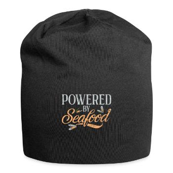 Seafood Lover Gift - Jersey-Beanie - Schwarz - Vorne