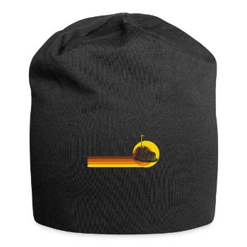 Amusement park, fairground, funfair - Jersey Beanie - black - Front