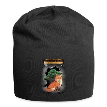 Renard, Renards, Habitants De La Forêt, Arbre - Bonnet en jersey - noir - Devant
