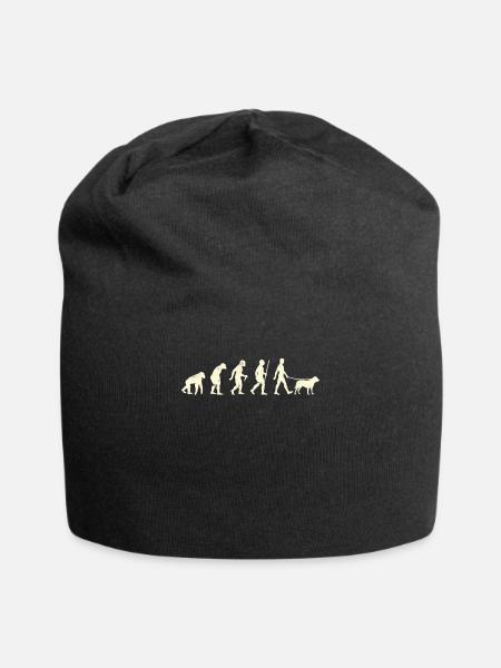 Labrador Fan LABRADOR EVOLUTION Lustiges Labrador - Jersey-Beanie - Schwarz