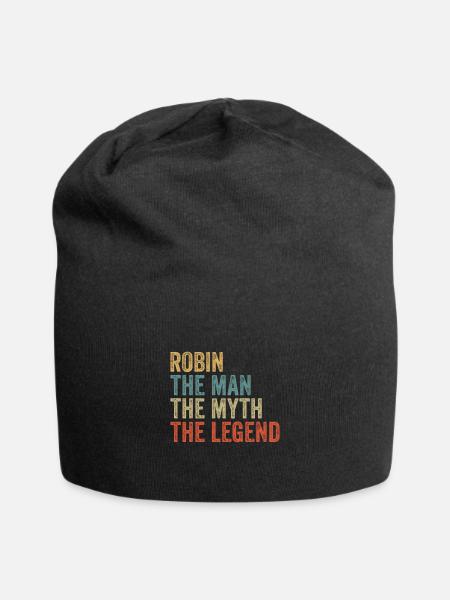 Robin the man the myth - Jersey-Beanie - Schwarz