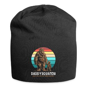 Daddy Squatch Like A Regular Dad - Jersey-Beanie - Schwarz - Vorne
