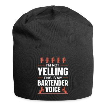 Barman Mixologue Je ne suis pas - Bonnet en jersey - noir - Devant