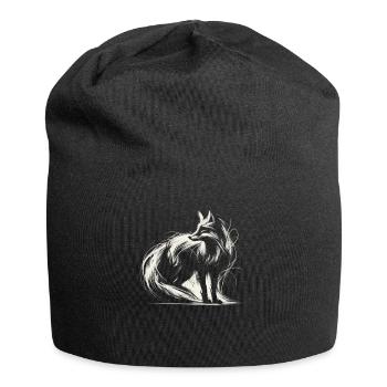 Fuchs-tierliebhaber, Wildtier-enthusiasten, - Jersey-Beanie - Schwarz - Vorne