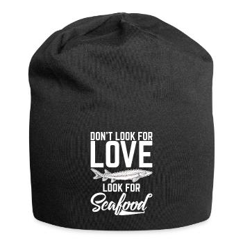 Cadeau pour les amateurs de fruits de mer - Bonnet en jersey - noir - Devant