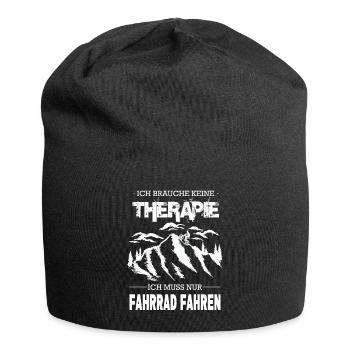 Ich Brauche Keine Therapie Fahrrad Fahren - Jersey-Beanie - Schwarz - Vorne