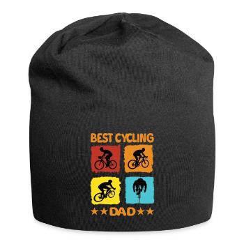 Meilleur père cycliste - Bonnet en jersey - noir - Devant