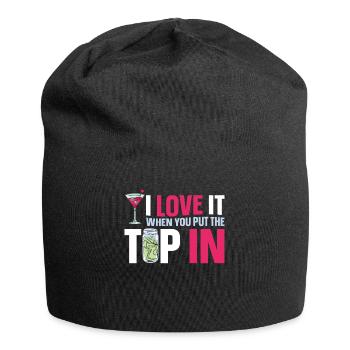Bartender Mixologist I Love It - Jersey-Beanie - Schwarz - Vorne