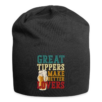 Bartender Mixologist Great Tippers - Jersey Beanie - black - Front