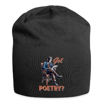 Poetry Lover Got Poetry Literature Teacher Bookish - Jersey-Beanie - Schwarz - Vorne