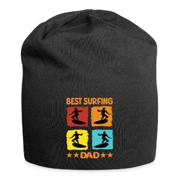 Best Surfing Dad - Jersey-Beanie - Schwarz - Vorne