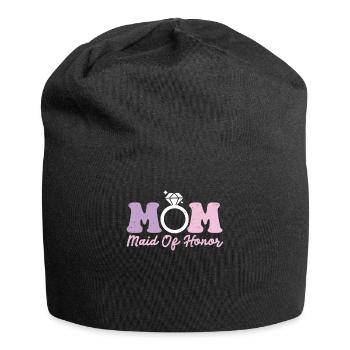Junggesellin - Jersey-Beanie - Schwarz - Vorne