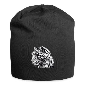Leoparden Leopard - Jersey Beanie - black - Front