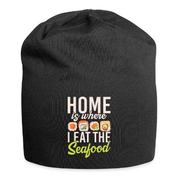 Cadeau pour les amateurs de fruits de mer - Bonnet en jersey - noir - Devant