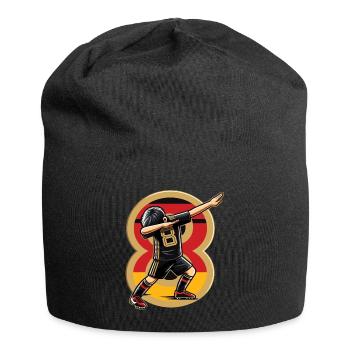 Football Garçon 8 Ans Noir Rouge Or - Bonnet en jersey - noir - Devant