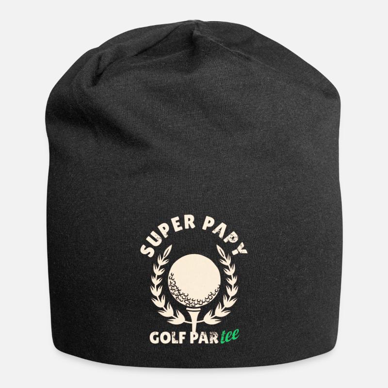 GOLF PARTY - Jersey Beanie - black