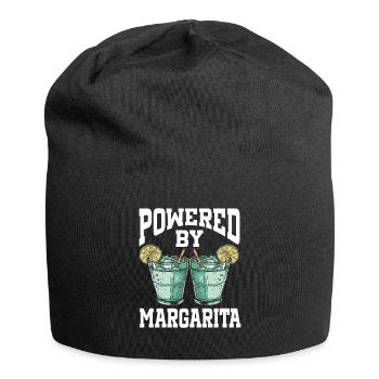 Powered By Margarita - Jersey Beanie - black - Front