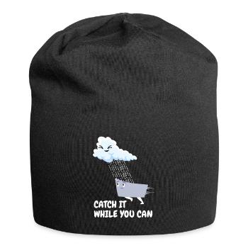 While You Can Rainwater Harvesting - Jersey-Beanie - Schwarz - Vorne
