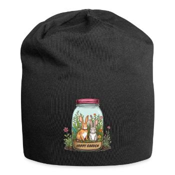 Hoppy Garden - Jersey Beanie - black - Front