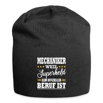 Mechaniker Superheld Kfzler Prüfung Bestanden - Jersey-Beanie - Schwarz - Vorne