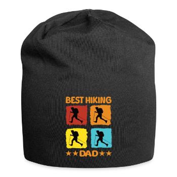 Meilleur père de randonnée - Bonnet en jersey - noir - Devant