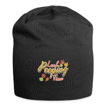 Blatt Peeping Zeit Laub Blatt Peeper - Jersey-Beanie - Schwarz - Vorne