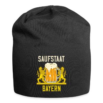 L’État de Bavière pour les buveurs de bière enthousiastes - Bonnet en jersey - noir - Devant