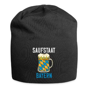 Drinking state of Bavaria for enthusiastic beer drinkers - Jersey Beanie - black - Front