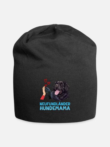 NEUFUNDLÄNDER MOM Newfie HUNDEMAMA Newfies - Jersey-Beanie - Schwarz