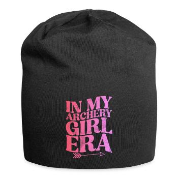 Bogenschießen Bowhunter Shooting Girls Pfeiljagd - Jersey-Beanie - Schwarz - Vorne