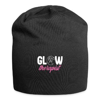 Hautpflege Kosmetikerin Kosmetik - Jersey-Beanie - Schwarz - Vorne