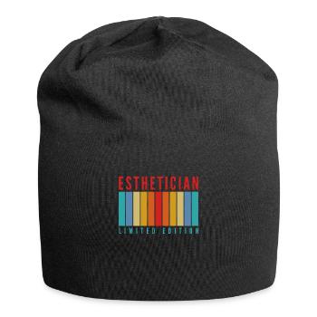 Hautpflege Kosmetikerin Kosmetik - Jersey-Beanie - Schwarz - Vorne