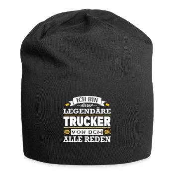 Ich Bin Dieser Legendäre Trucker LKW-Fahrer - Jersey-Beanie - Schwarz - Vorne