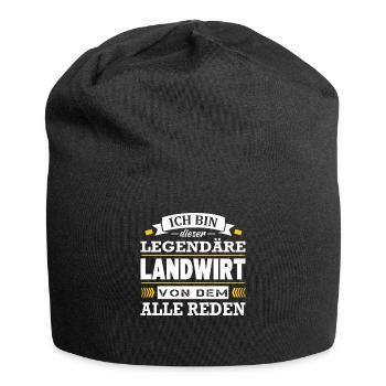 Ich Bin Dieser Legendäre Landwirt Jungbauer - Jersey-Beanie - Schwarz - Vorne