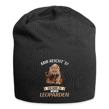 Leoparden Leopard - Jersey Beanie - black - Front