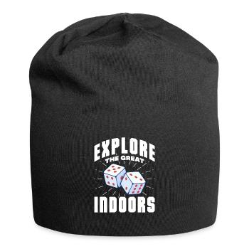 Jeux de société Jeux de société Jeux de nuit Jeux de société Cadeau - Bonnet en jersey - noir - Devant