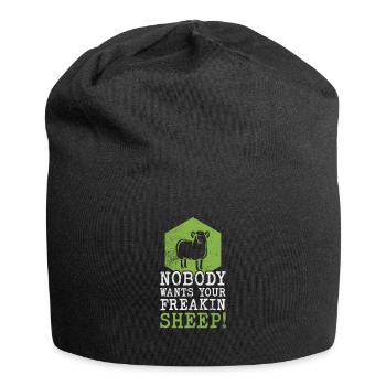 Brettspiel - Jersey-Beanie - Schwarz - Vorne