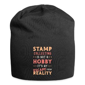 Stamp Collecting Is Not Just A Hobby Stamp Lover - Jersey Beanie - black - Front
